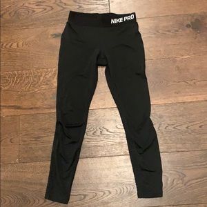 nike pro black leggings